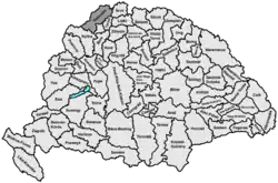 Locatie van Trencsén