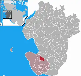 Kaart van Trennewurth