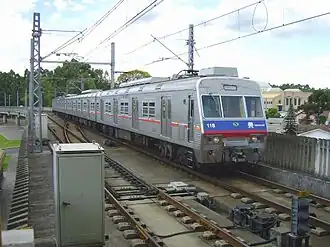 Een Trensurb trein in Porto Alegre