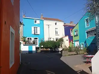De kleurrijke gevels van Trentemoult, een voormalig vissersdorp aan de Loire[2]