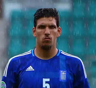 Triantafyllopoulos in 2012 als speler van Griekenland –19