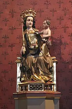 Madonna en kind, 14e eeuw, in Onze-Lieve-Vrouwekerk, Trier