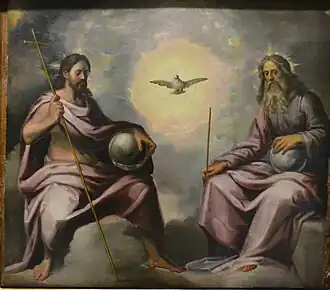 De Vader, De Zoon en de Heilige Geest (duif) (Vicente Requena jr. ca.1600)