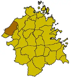 Locatie van Trinità d'Agultu e Vignola in Olbia-Tempio (OT)