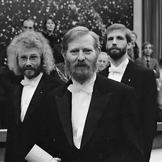 Trinus Riemersma bij zijn promotie (1984)