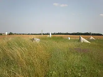 Sysľovské polia op het drielandenpunt met Oostenrijk en Hongarije.