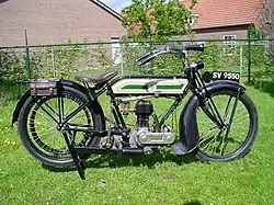 Triumph Model H (de "Trusty Triumph") uit 1922