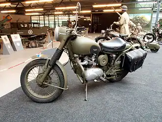 Triumph 3TA van het Nederlandse leger