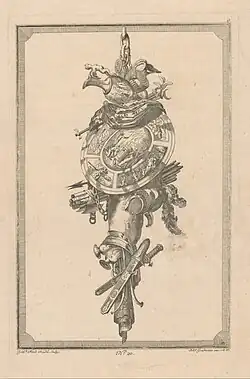 Trofee met rond schild