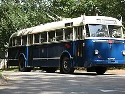 BUT/Verheul museumtrolleybus 101 uit 1949, GVA, Arnhem.