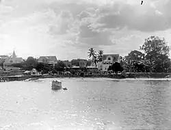 Historisch stadsgezicht van Albina