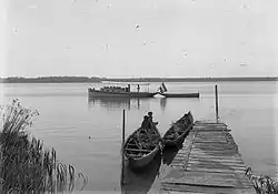 Steiger bij Peperpot tussen 1904 en 1930. Foto van Augusta Curiel