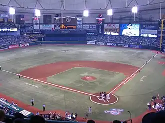 Tropicana Field in 2010