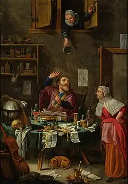 Ick wi[s]t wel vrou ten is geen wonder het reghenen [s]ou naer dit gedonder