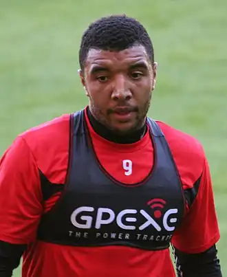 Deeney in 2014 als speler van Watford