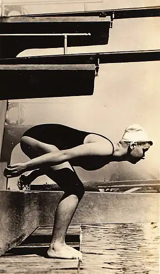 Trude Malcorps omstreeks 1938