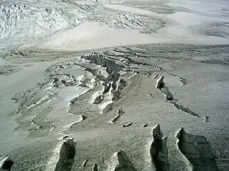 Het bovenste firnbekken van de Tschingelfirn gezien vanaf de Mutthornhütte