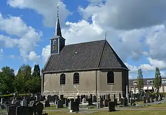 zuidzijde kerk in 2018