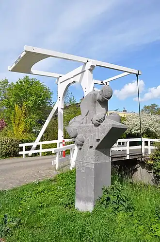 Brug over de Wirdumervaart in Huizum