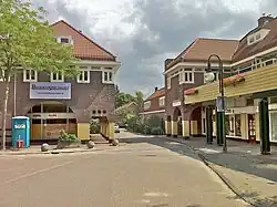 Winkels rondom het Zonneplein.