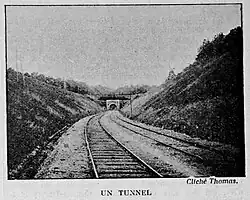 Tunnel van Rilly vanaf Germaine