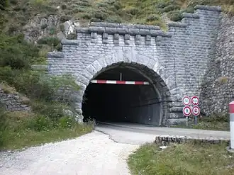 Tunnel bij Le Roux