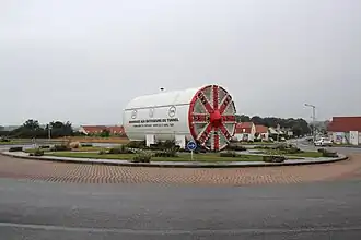 Tunnelboor op rotonde