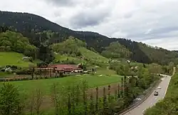 tussen Löcherberg en Ibach, panorama