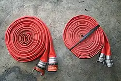 Brandslangen met Guillemin-koppeling