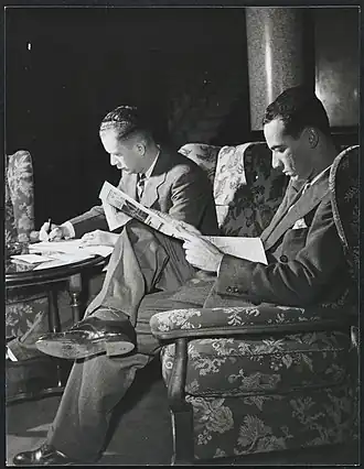 P. Wijngaarde en David Findlay