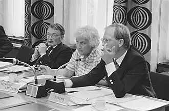 Buikema (rechts) in 1984