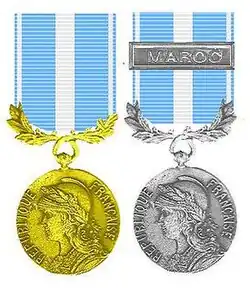 Gouden en zilveren medaille