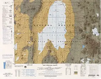 Kaart van het meer en regio