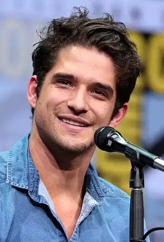Posey tijdens de San Diego Comic-Con in 2017