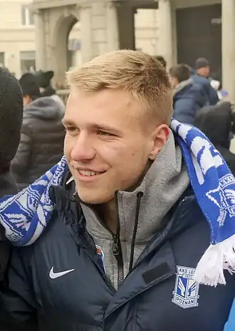 Puchacz in 2017 als speler van Lech Poznań
