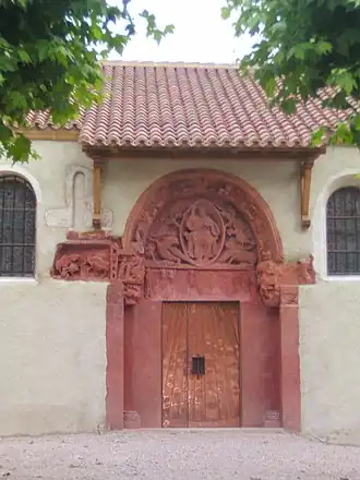Timpaan van de Église Saint-Georges