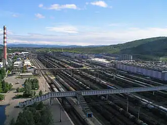 Spoorstation van Tynda