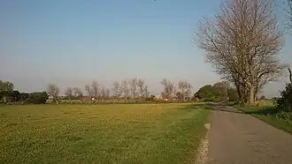 Het landschap op Endelave