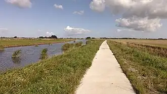 Tzummarumervaart richting Tzummarum