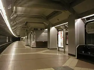 Perron van station Haselhorst