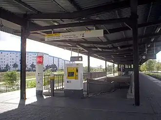 Perron van station Cottbusser Platz