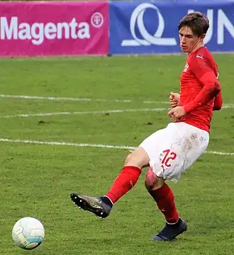 Wimmer in 2019 als speler van Oostenrijk –19