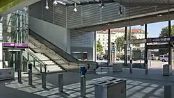 De zuidelijke stationshal.