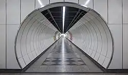 De reizigerstunnel.