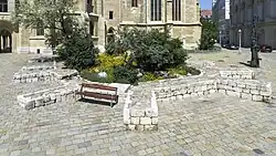 De contouren van de Ludwigskapelle.