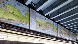 De zuidwand van Werden der Natur