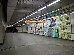 De zuidelijke dwarsgang.