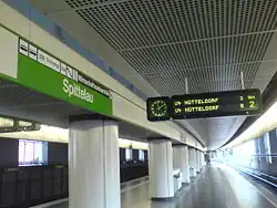 Het perron van de U4.