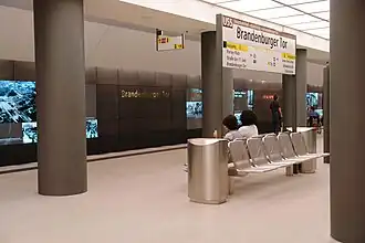 Perron van station Brandenburger Tor