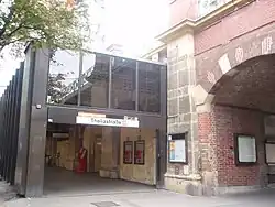 De noordelijke toegang.